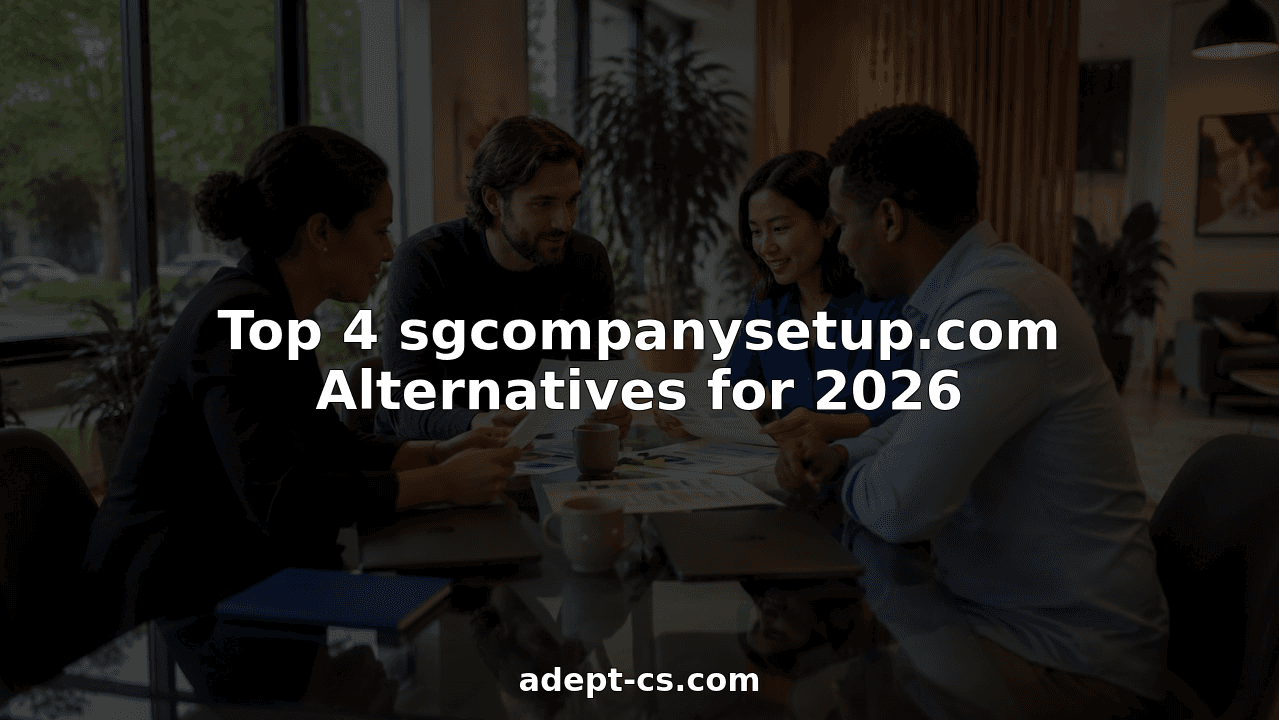 Top 4 sgcompanysetup.com Alternatives for 2026